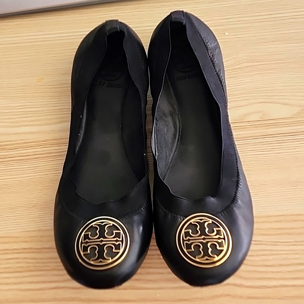 Tory Burch Caroline Ballet Flats Black